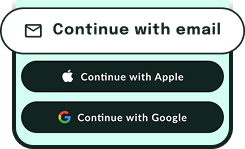 Tap Continue with email